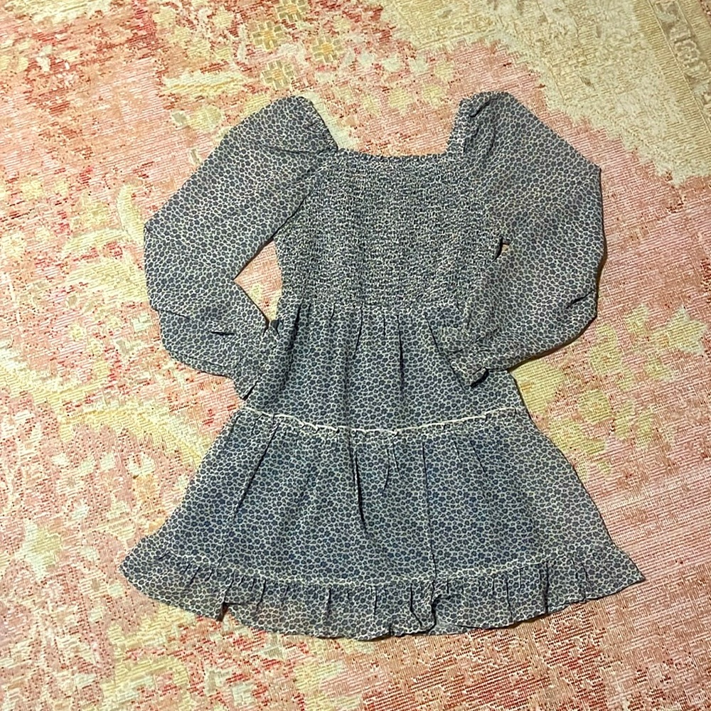 Hayden girls blue long sleeve dresss